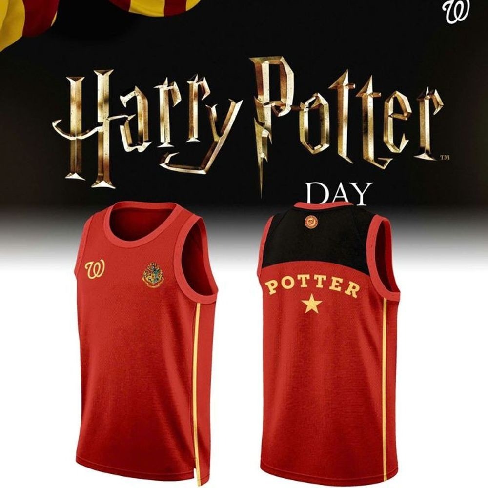 Washington Nationals Harry Potter Day Tank Top - SGA 7/25/26 - LARGE SIZE SHIRT